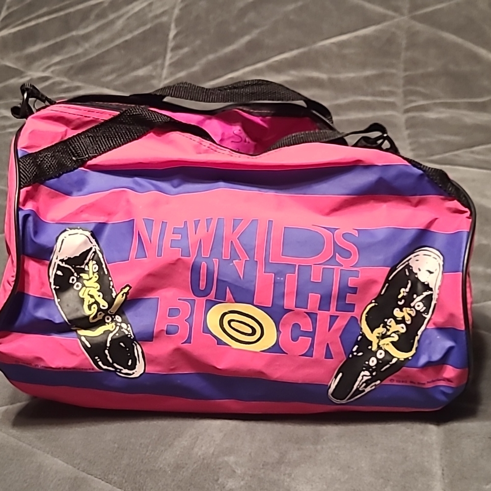 Vintage New Kids on the Block duffle bag